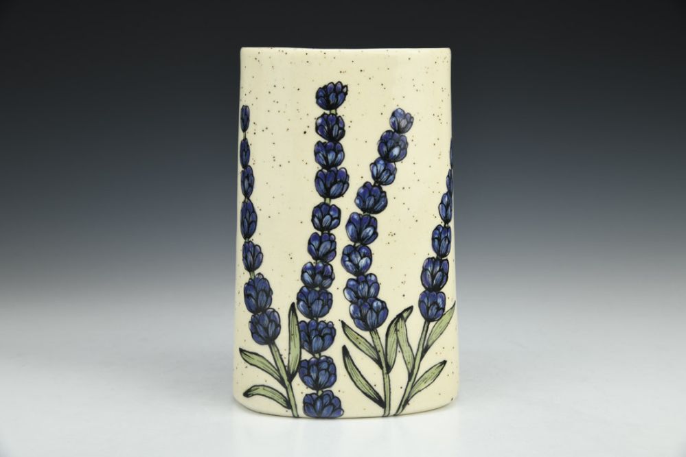 Lavender Slim Vase