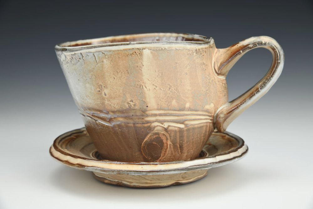 Granite Mug and Saucer
