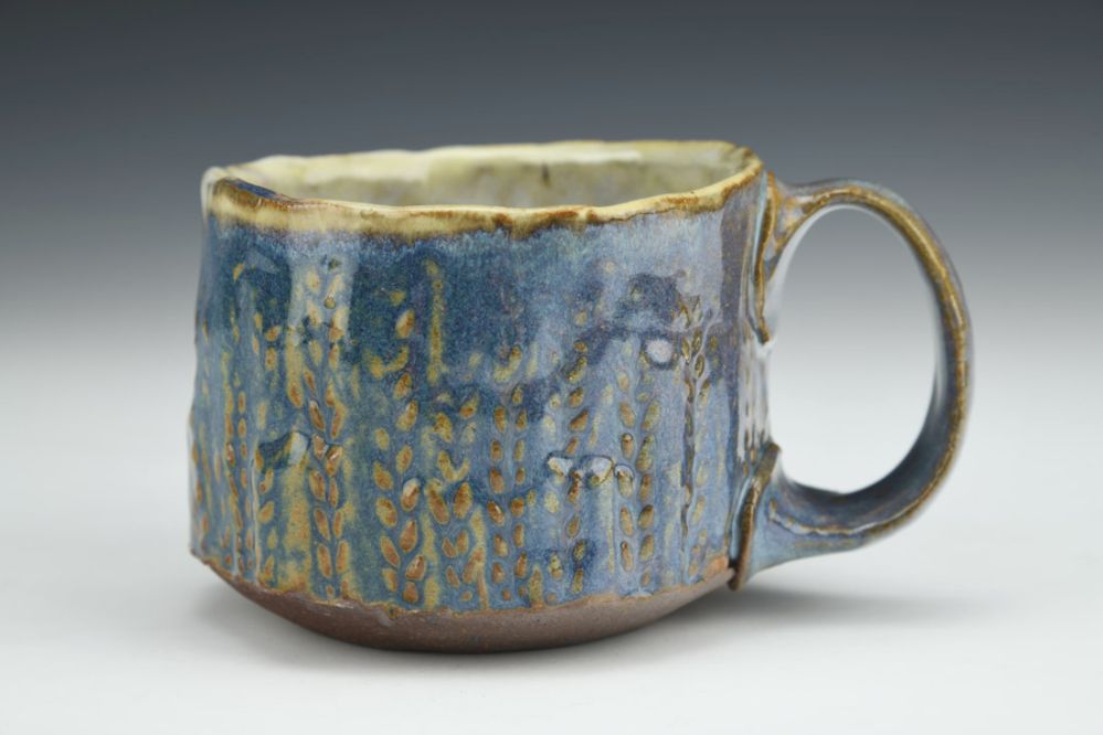 Blue Wheat Fields Mug