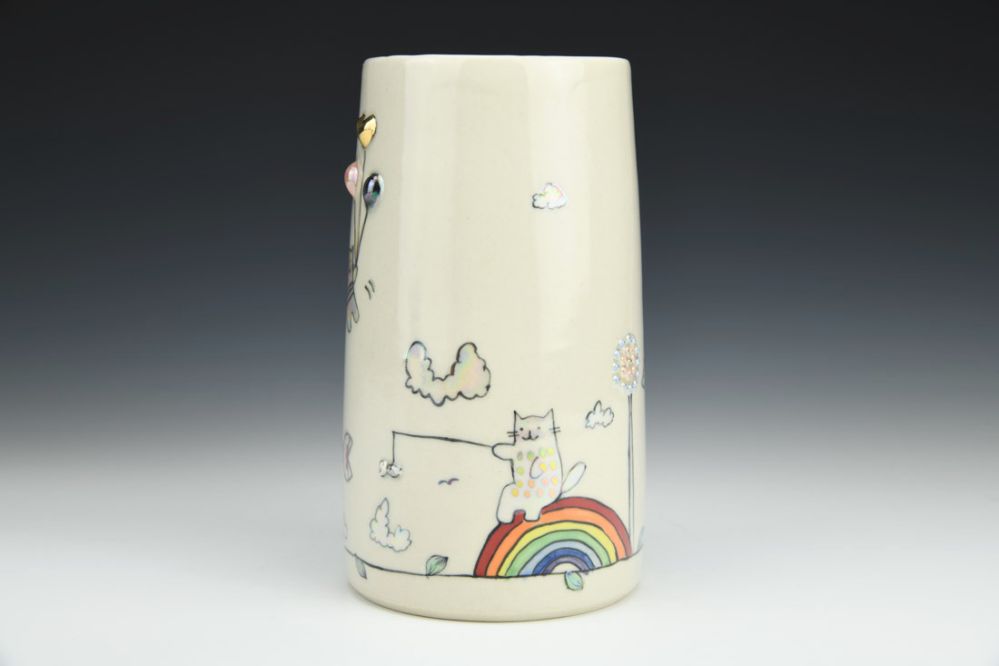 Cat Vase