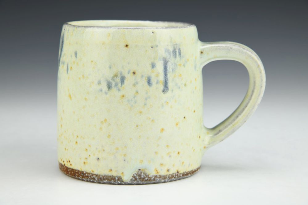 Soda Blasted Yellow Mug