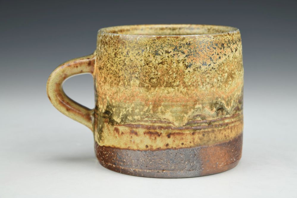 Single Finger Yellow Mug