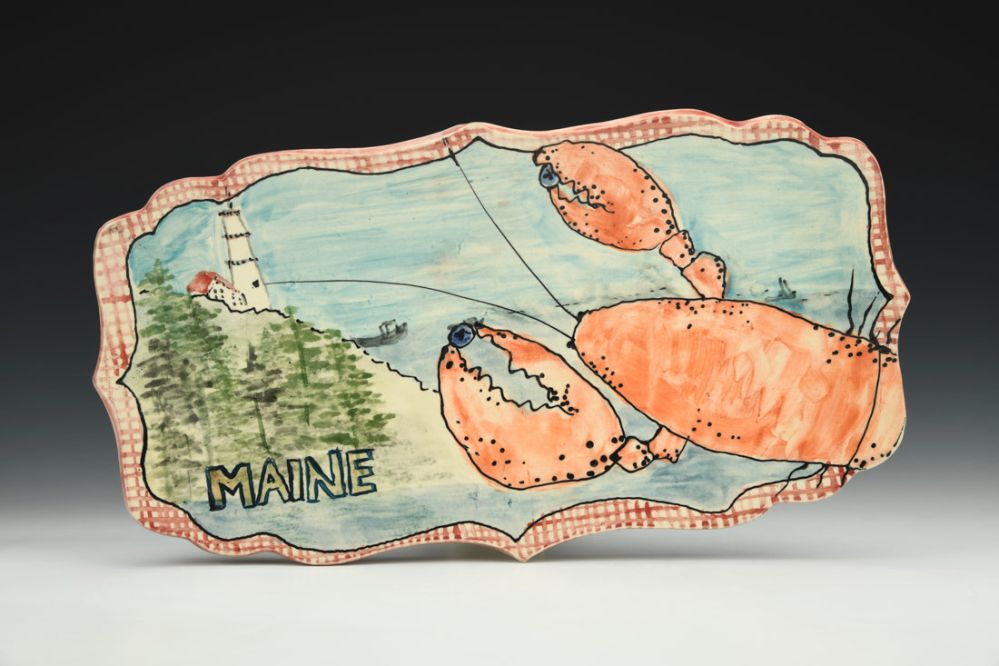 Maine Postcard Platter