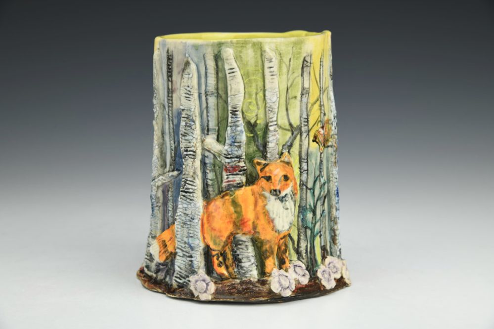 Autumn Fox and Moonlight Owl