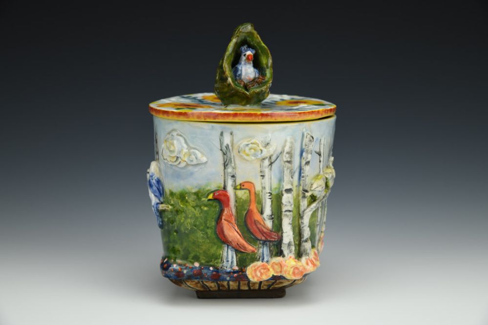 Songbird Nest (Lidded Tea Cup)