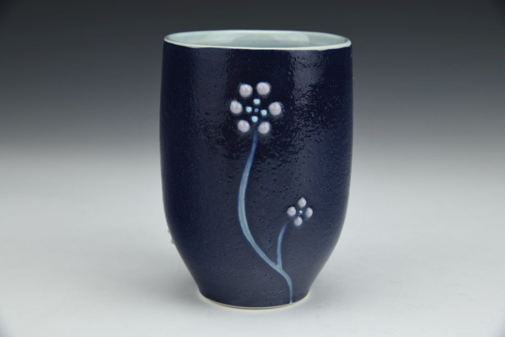 Mazarine Flower Yunomi