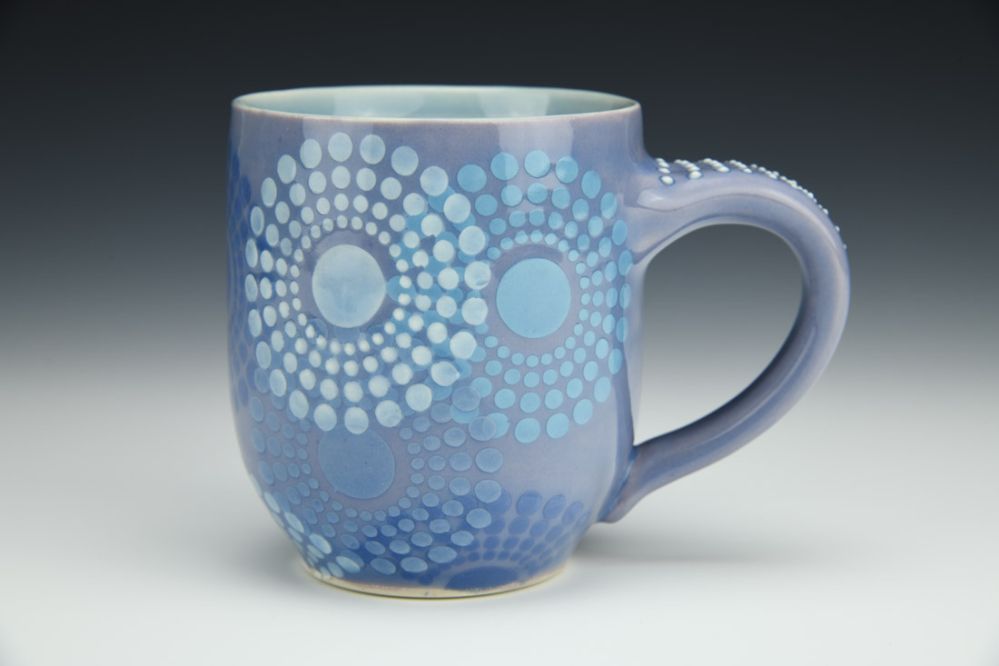 Layered Mandala Lavender Mug