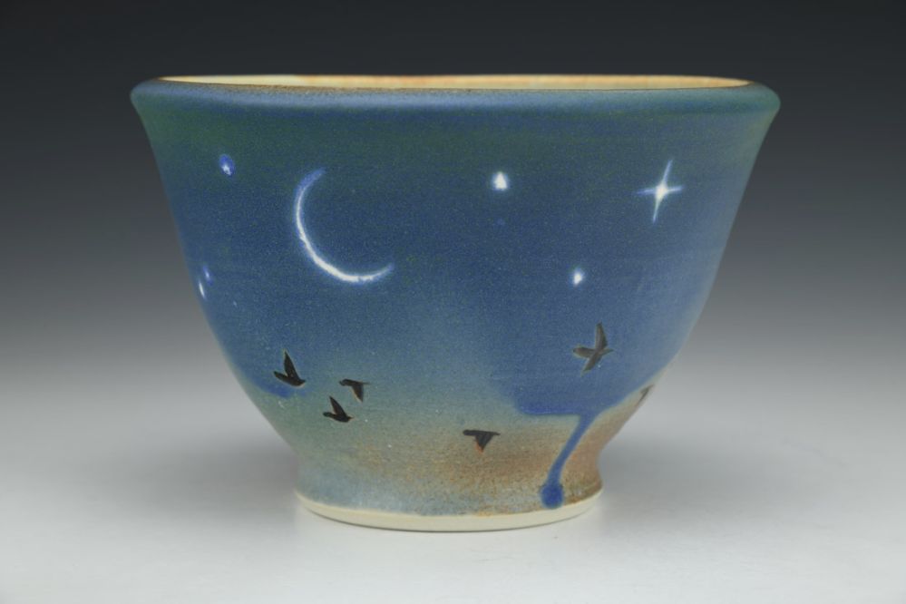 Soup Bowl - Night Sky and Murmurations