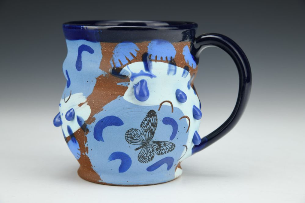 Blue Gloop Mug