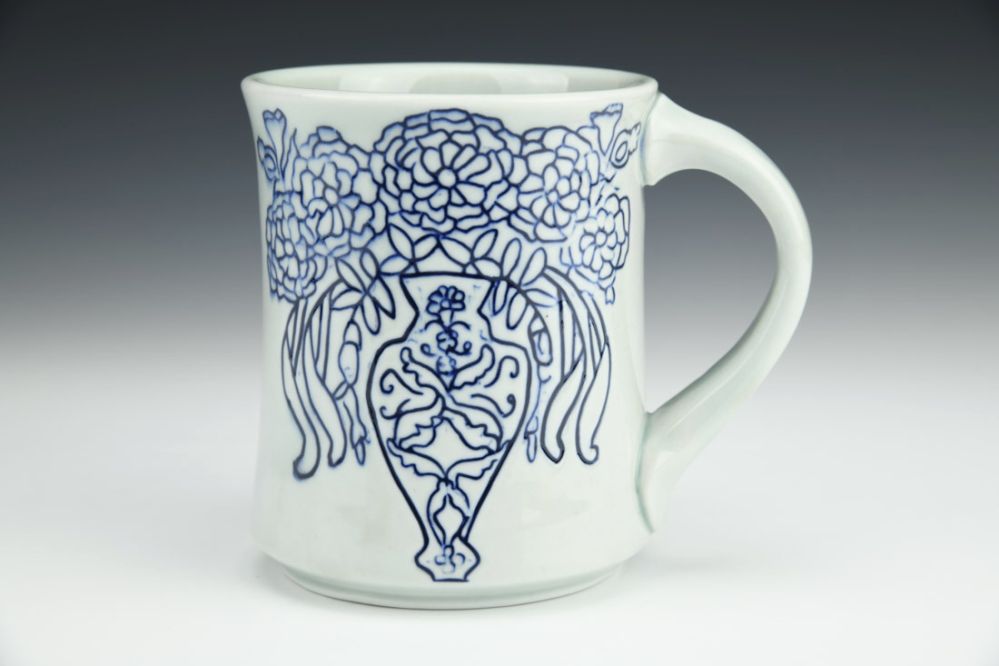 Vase with Chrysanthemum