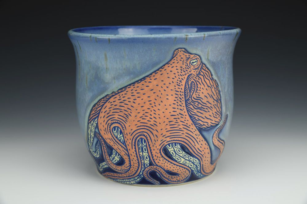 Giant Pacific Octopus Planter