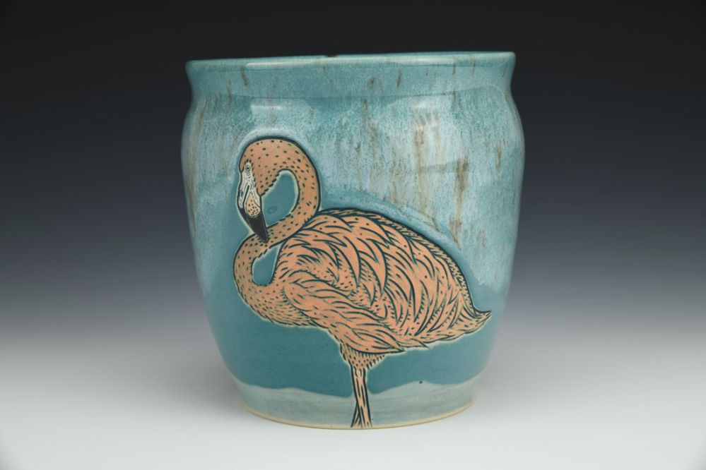Flamingo Planter