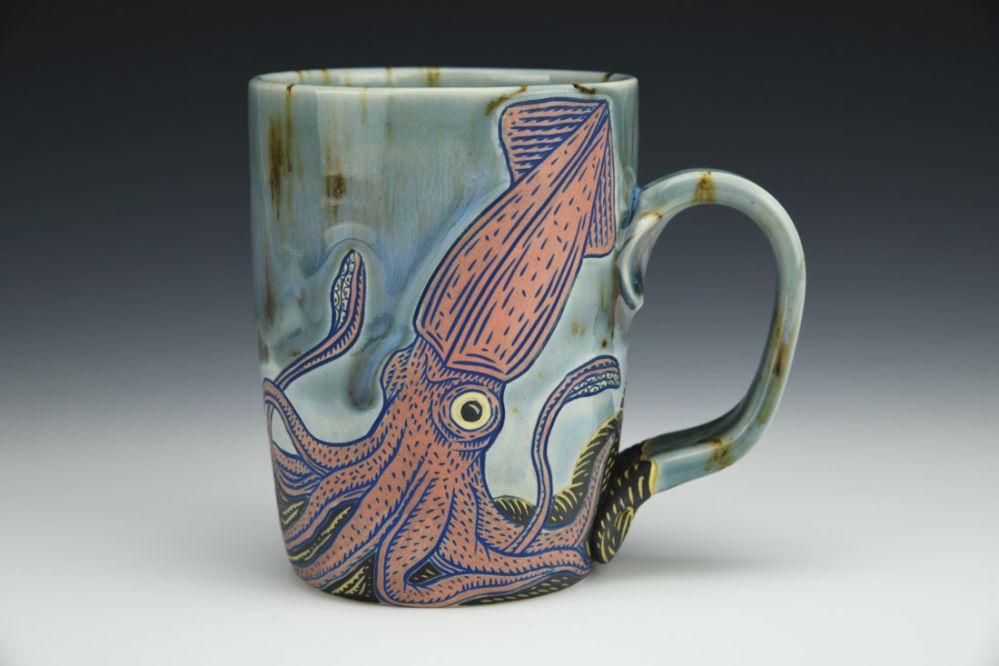 Inking Squid Mug