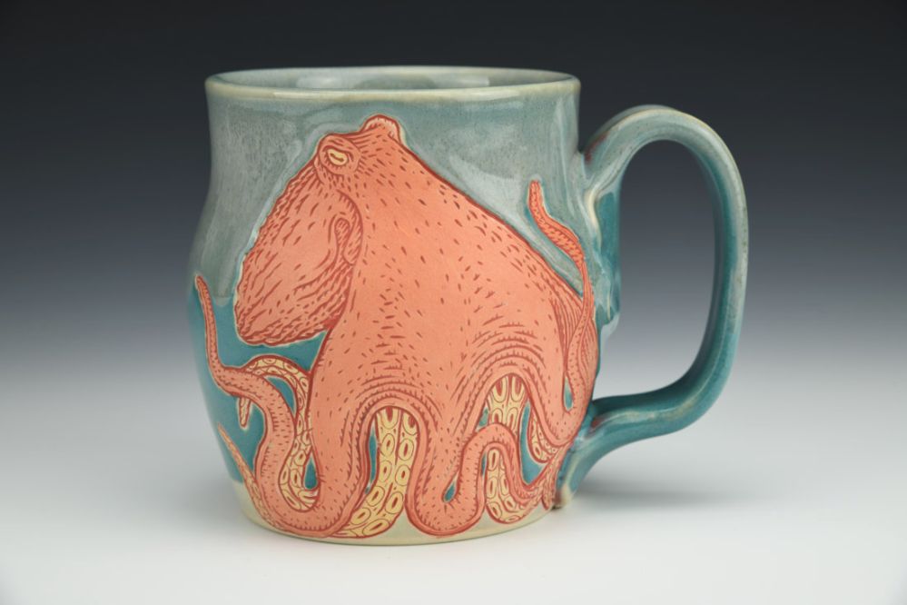 Giant Pacific Octopus Mug