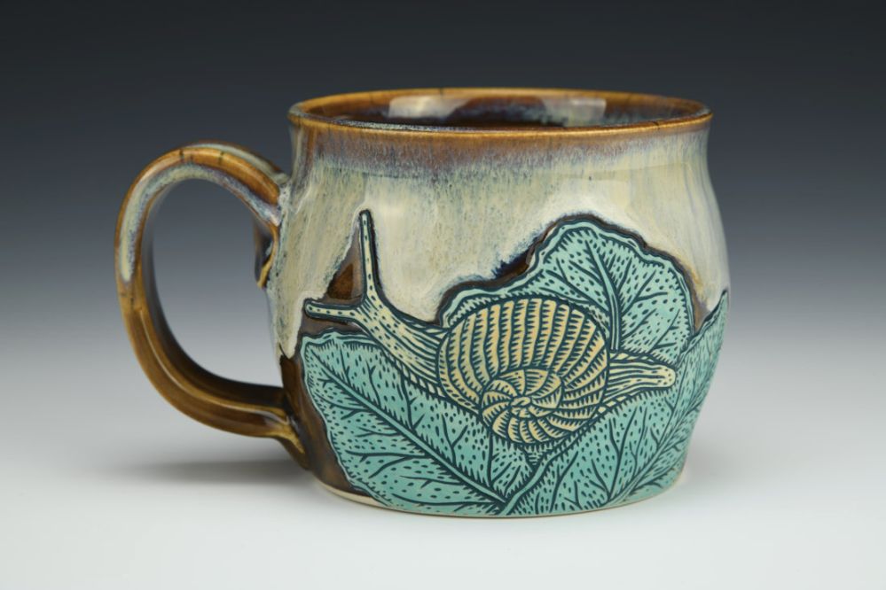 Snail and Kale Mug