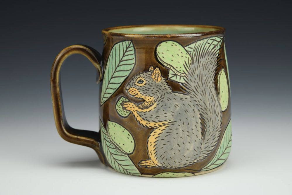 Squirrel and Pawpaw Mug
