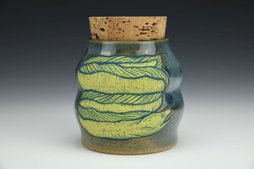 Moray Eel Cork Jar