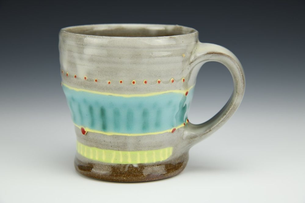 Blue Striped Mug