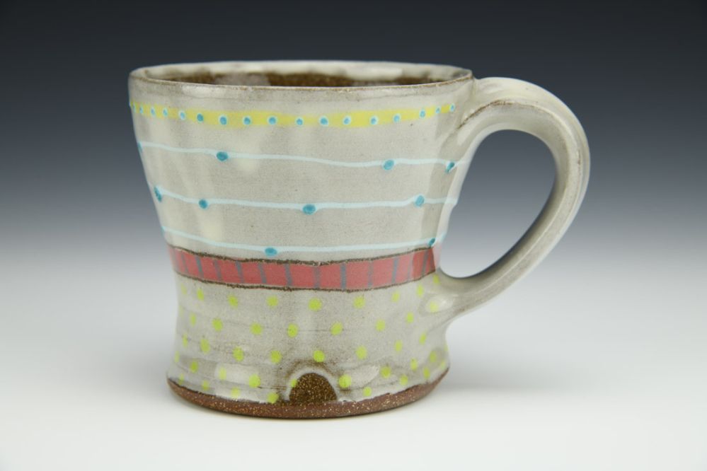 Green Dotted Mug
