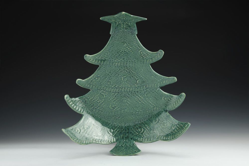 Christmas Tree Platter