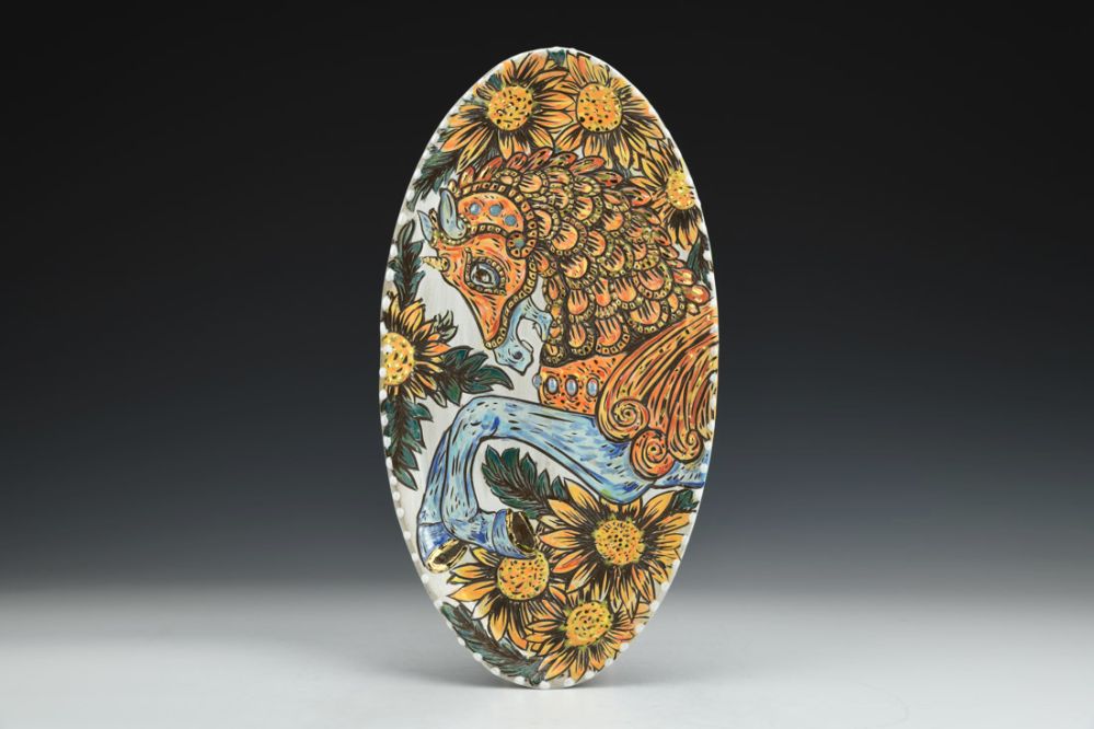 Sunflower Knight Platter