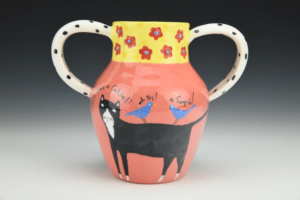 Va-CAT-ion Vase