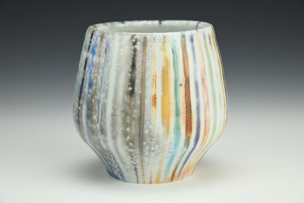Rainbow Stripe Cup