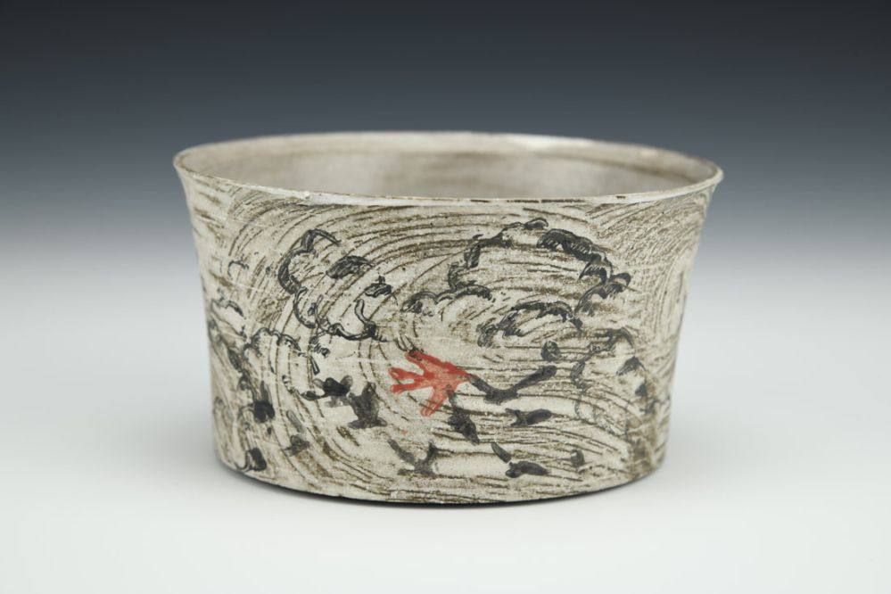 Bird in the Clouds Spinner Cup