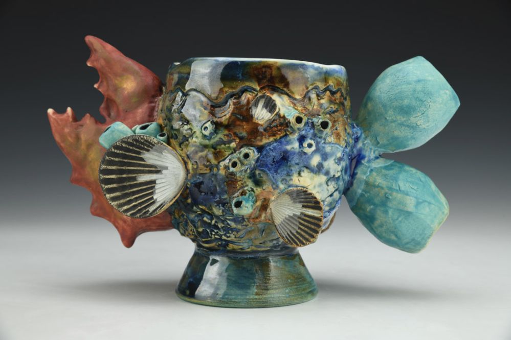 Ocean Sunset Lobster Barnacle Cup