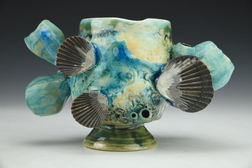 Sea Foam Green Barnacle Cup