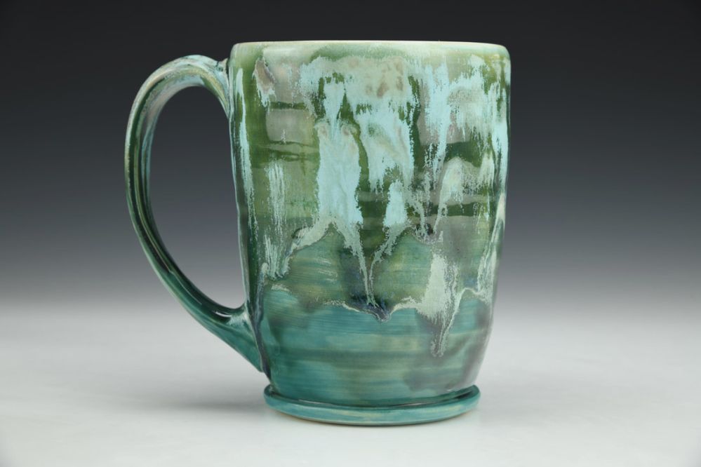 Sea Foam Green Stein