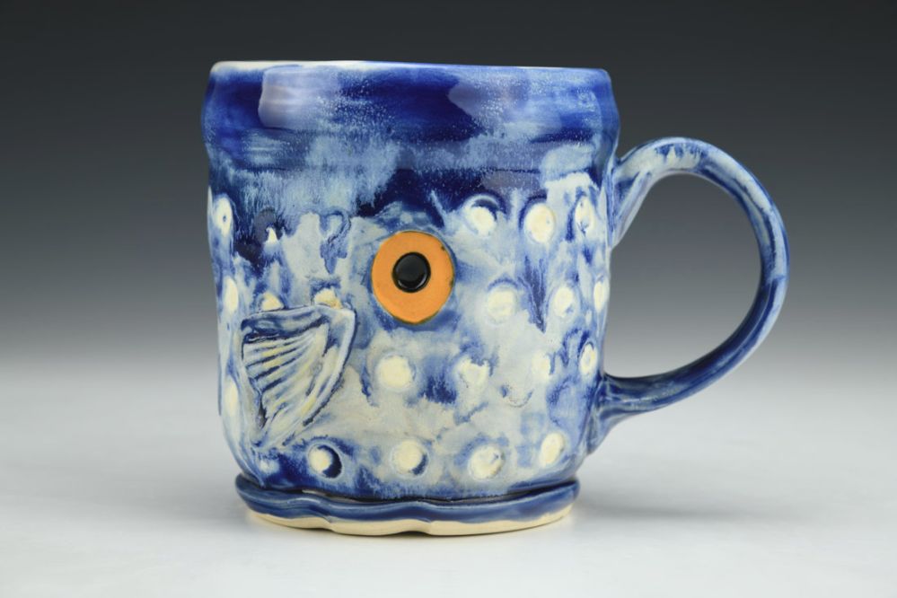 Blue Fish Mug