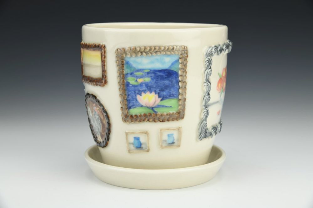 Gallery Wall Planter with Drainage Tray