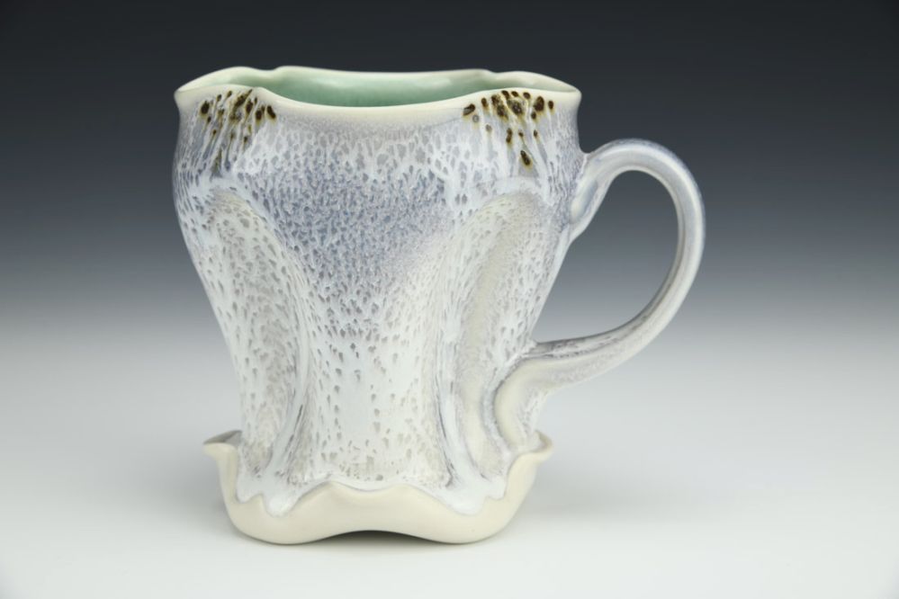 Purple and Green Mug