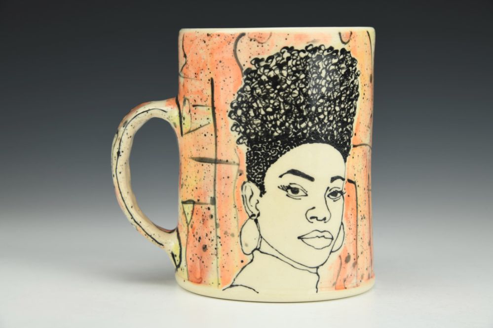 Natural Hair Series: Orange Mug
