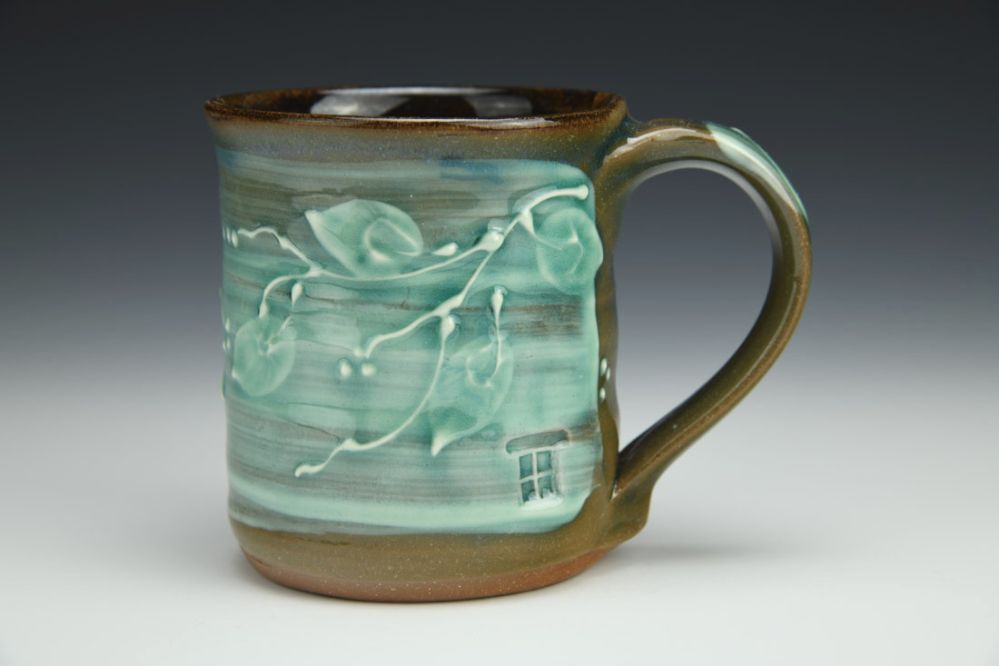 Turquoise Leaver Diner Mug