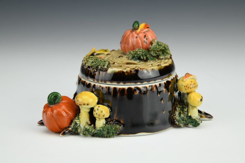 Tree Stump Jewelry Box