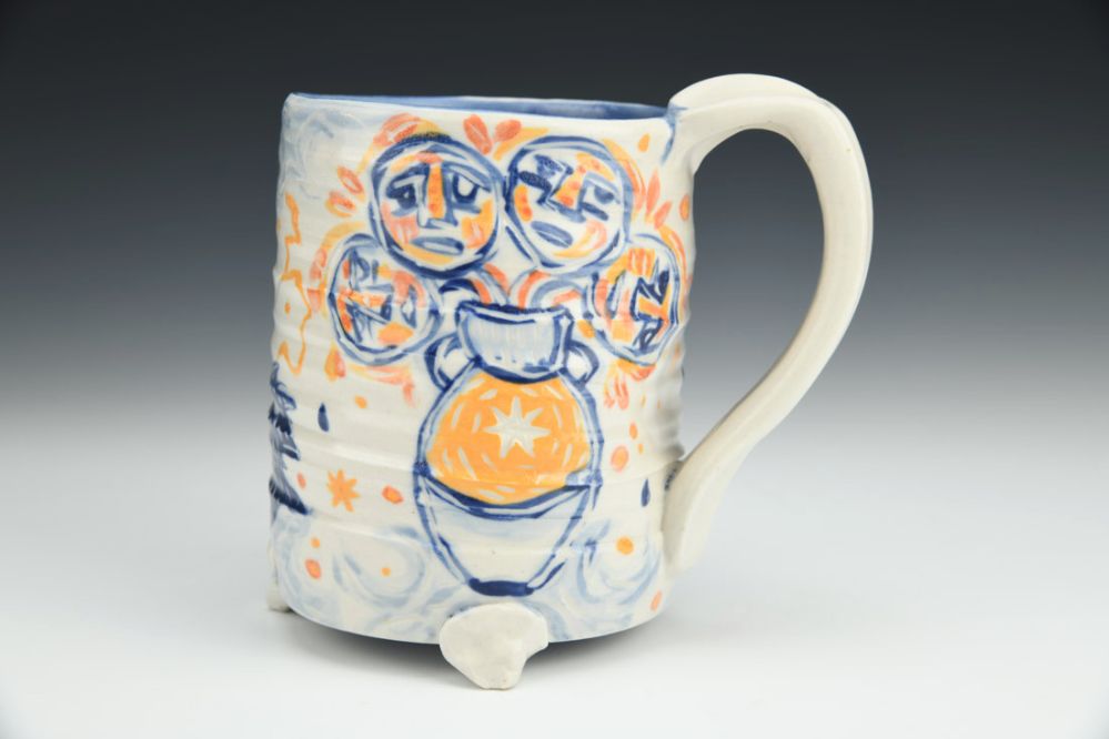 Star Man Mug in Blue