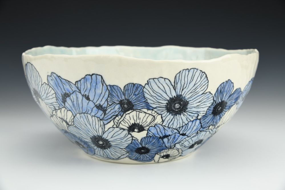 Anemone Serving Bowl