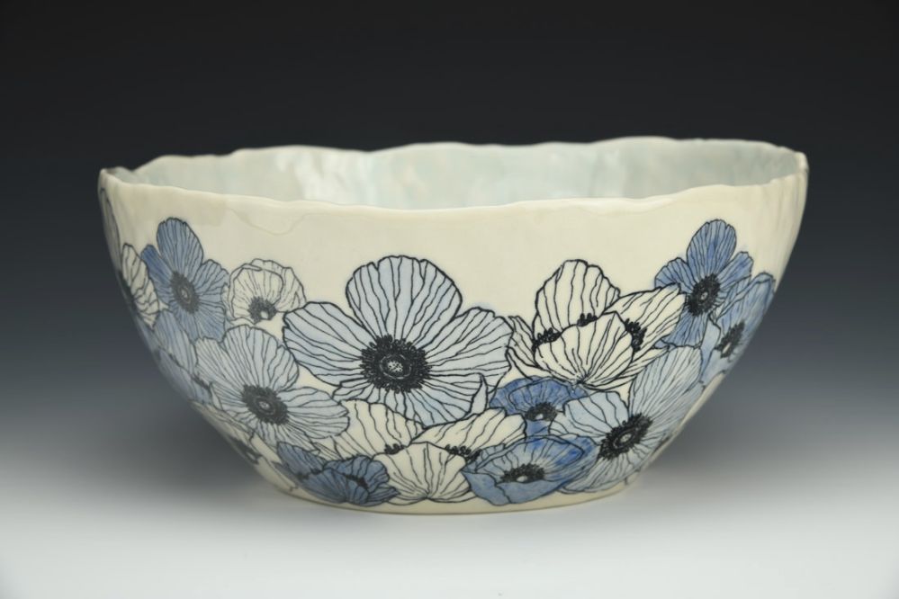 Anemone Serving Bowl