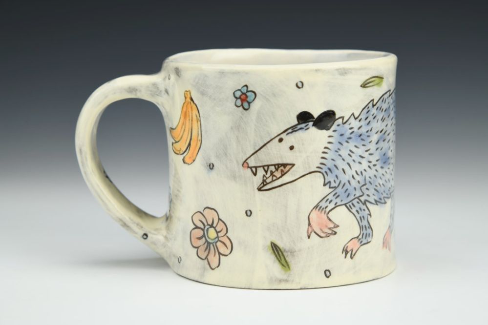 Purple Possum and Pie Mug