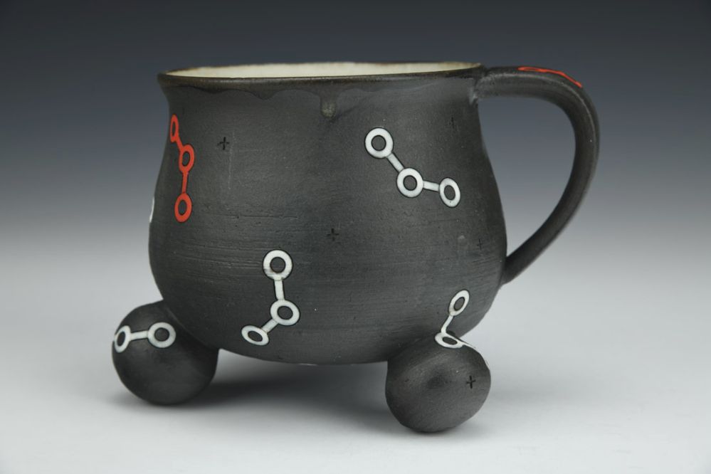 Black Hot Chocolate Mug