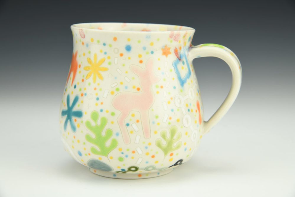Princess Cup with Pink Deer