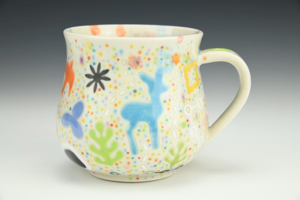 Princess Cup with Blue Deer