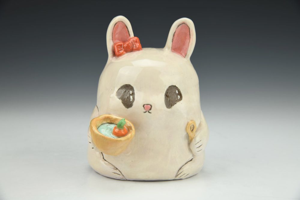 Soup Bunny Figurine