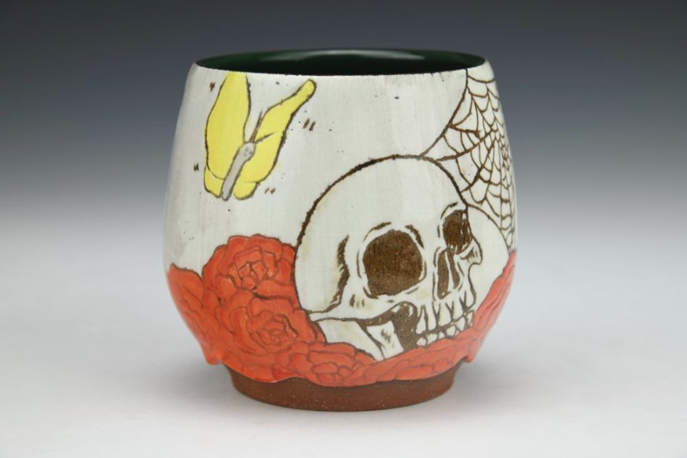 Skull and Web Cup