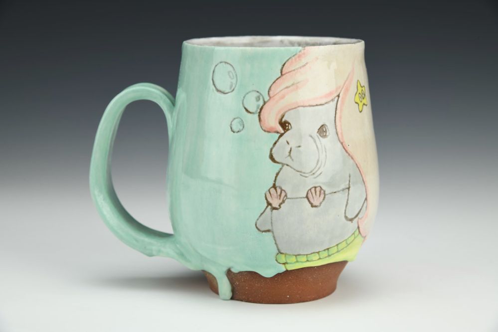 Manatee Mermaid Mug