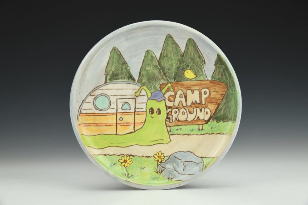 Camper Snail Snack Plate