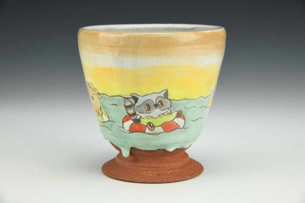 Floaty Beach Day Ice Cream Cup