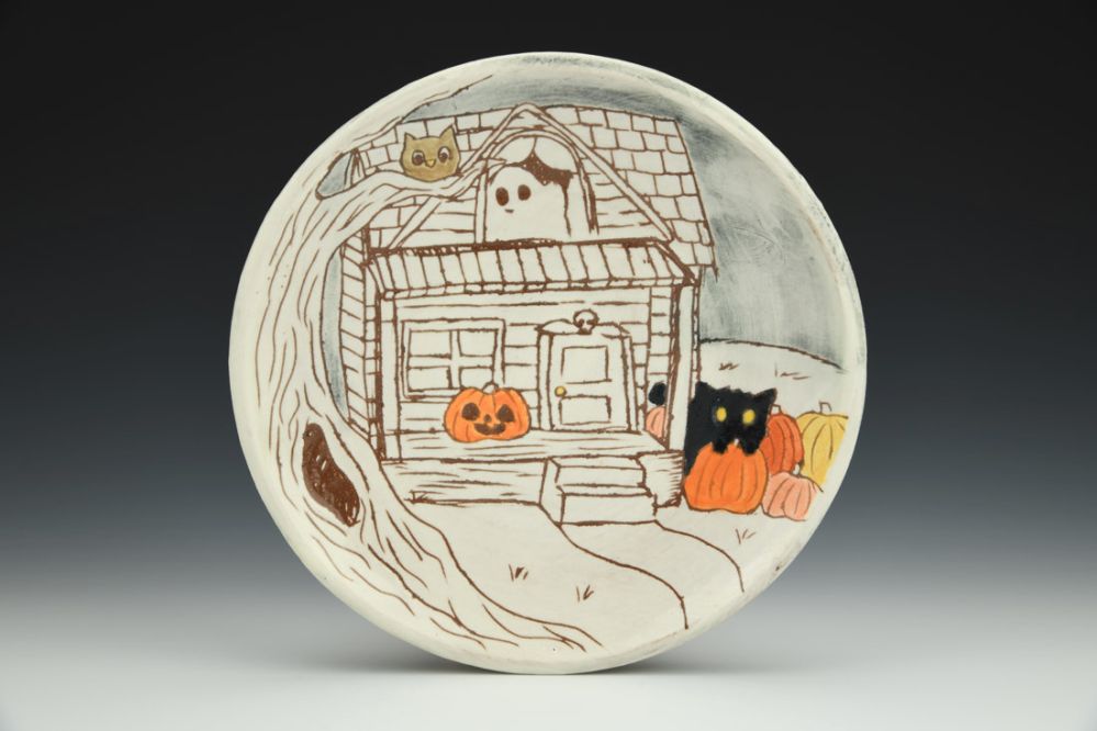 Haunted House Snack Plate